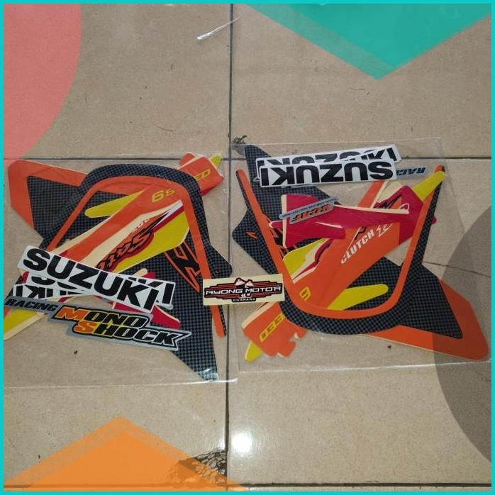 Striping Satria R Lumba 2001 Putih Merah 16novz3 sparepart