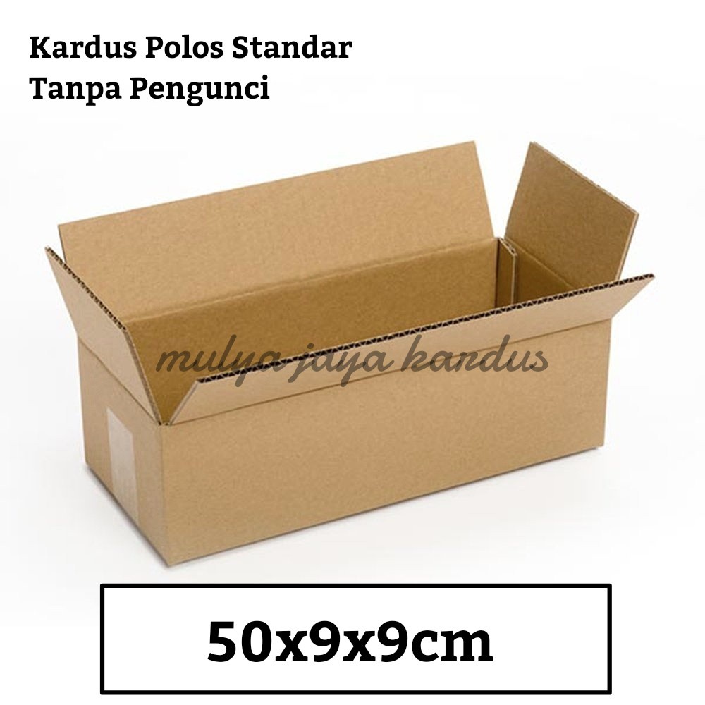 

ST-24 (1PCS) Kardus Karton Polos Packing Box Kotak Aksesoris Souvenir Elektronik 50x9x9cm