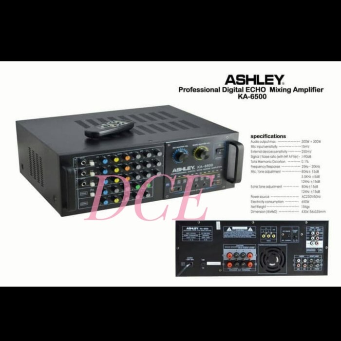 Amplifier Karaoke ASHLEY KA 6500 Original