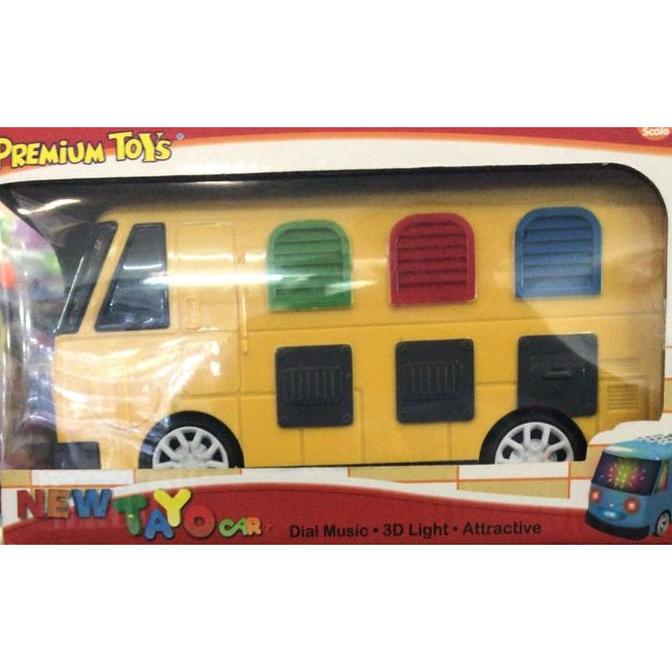 Mainan Bus Tayo Edukasi Bernyayi Bus Tayo Lampu Musik - Mobil Bus Tayo