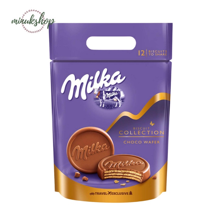 

Biskuit Wafer - Milka Biscuit Collection Choco Wafer Pouch 360Gr