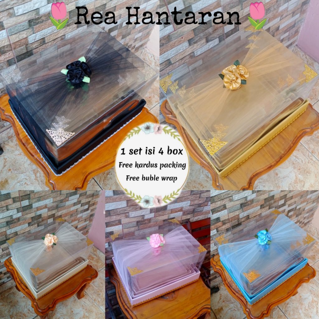 

Kotak Seserahan Set El Tile C Baki Hantaran Pernikahan Ka 1 Set Isi 4 Box