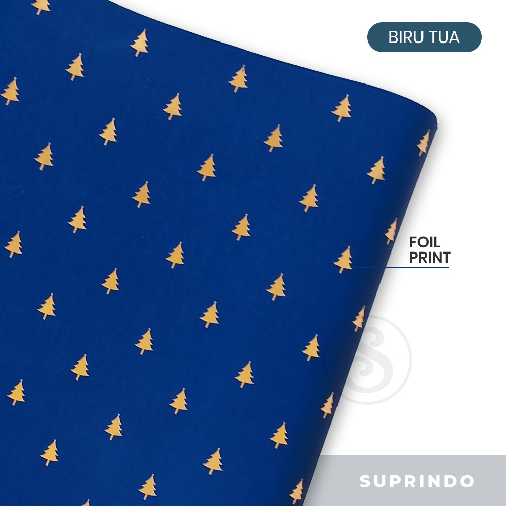 

Kertas Kado Foil Pohon Natal (5 Lembar)