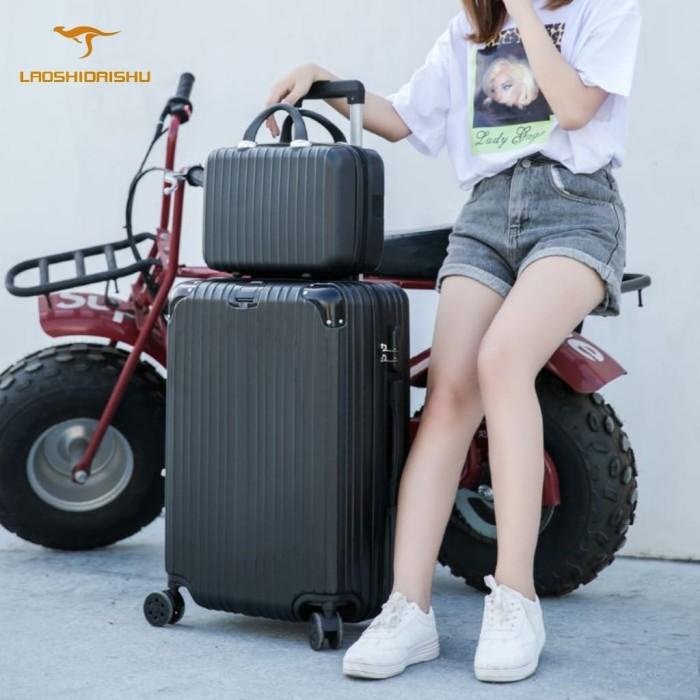 Laoshidaishu A973 Koper 2 In 1 Koper 24 Inch 22 Inch Kabin Bagasi