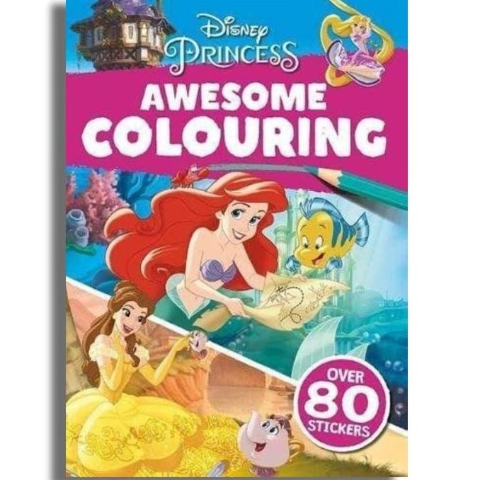 

Coloring Play Disney Princess Mixed Awesome Colouring Book LC