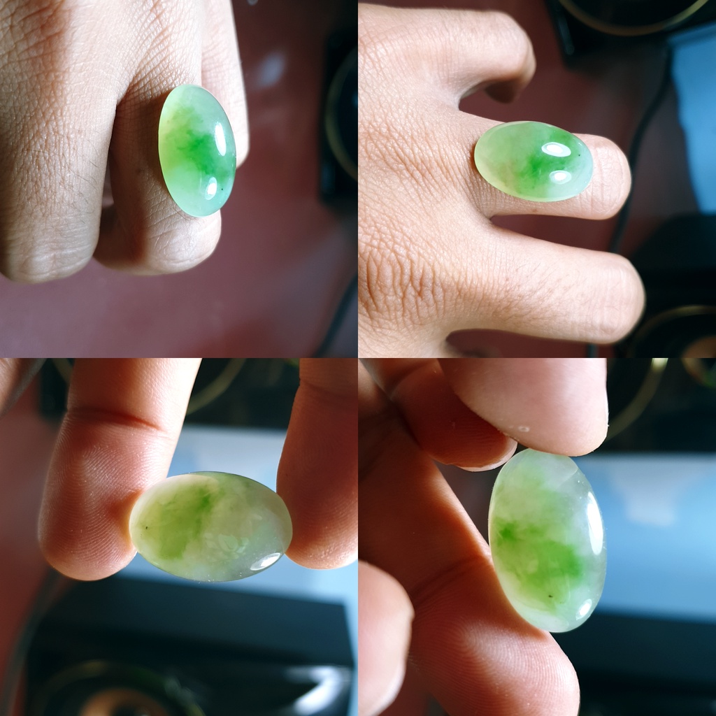 BATU CINCIN ICEJADE LUMUT TOTOL HIJAU SUPER BATU LUMUT ACEH NO104