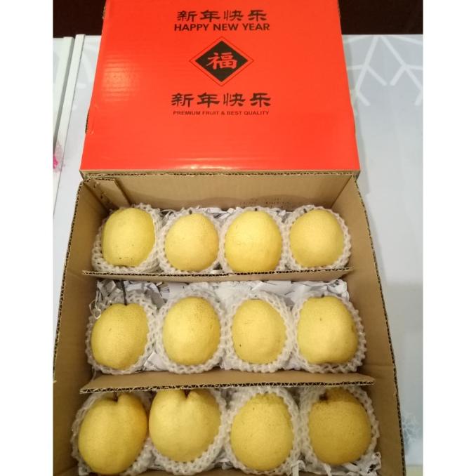 

Buah Gift Imlek Sinchia Pear Sweet Madu 3.5Kg Termurah Parcel Buah Original