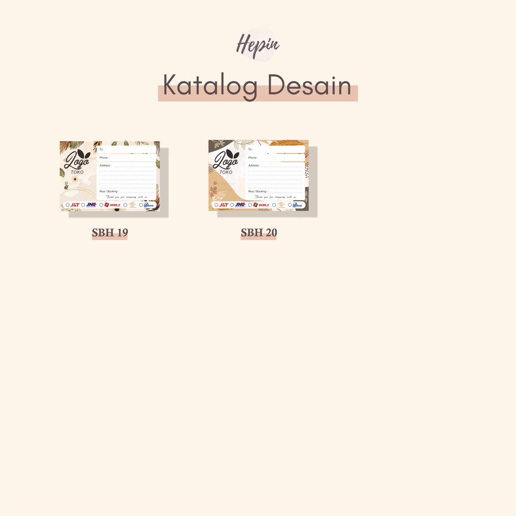 

stiker label pengiriman alamat/ murah tema BOHEMIAN/custom design/stiker resi