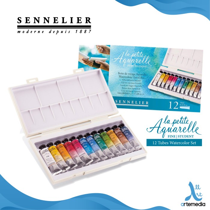 

Promo Cat Air Sennelier La Petite Aquarelle 12X10Ml Tube Watercolor Box