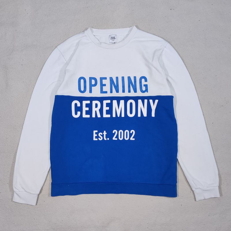 Opening Ceremony Spell Out Logo Crewneck Sweater Jumper