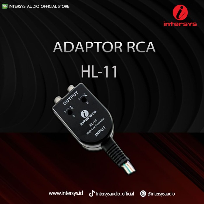 kode07 Adaptor Intersys Adaptor Rca intersys