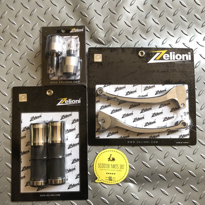[New] Handgrip Zelioni Handle Zelioni Stabilizer Zelioni Chrome Vespa Terbatas