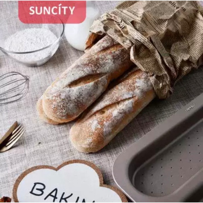 

✅Original Suncity Sc180223 Freach Baguette Bake Pan / Loyang Baguette Perancis Terbaru