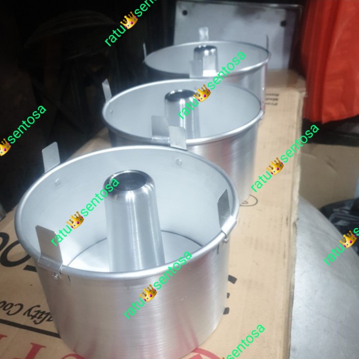 

✅Original Loyang Sipon Cake Pres Lurus 1Set 18 20 22 T 12 Cm Loyang Bolu Chiffon Terbatas