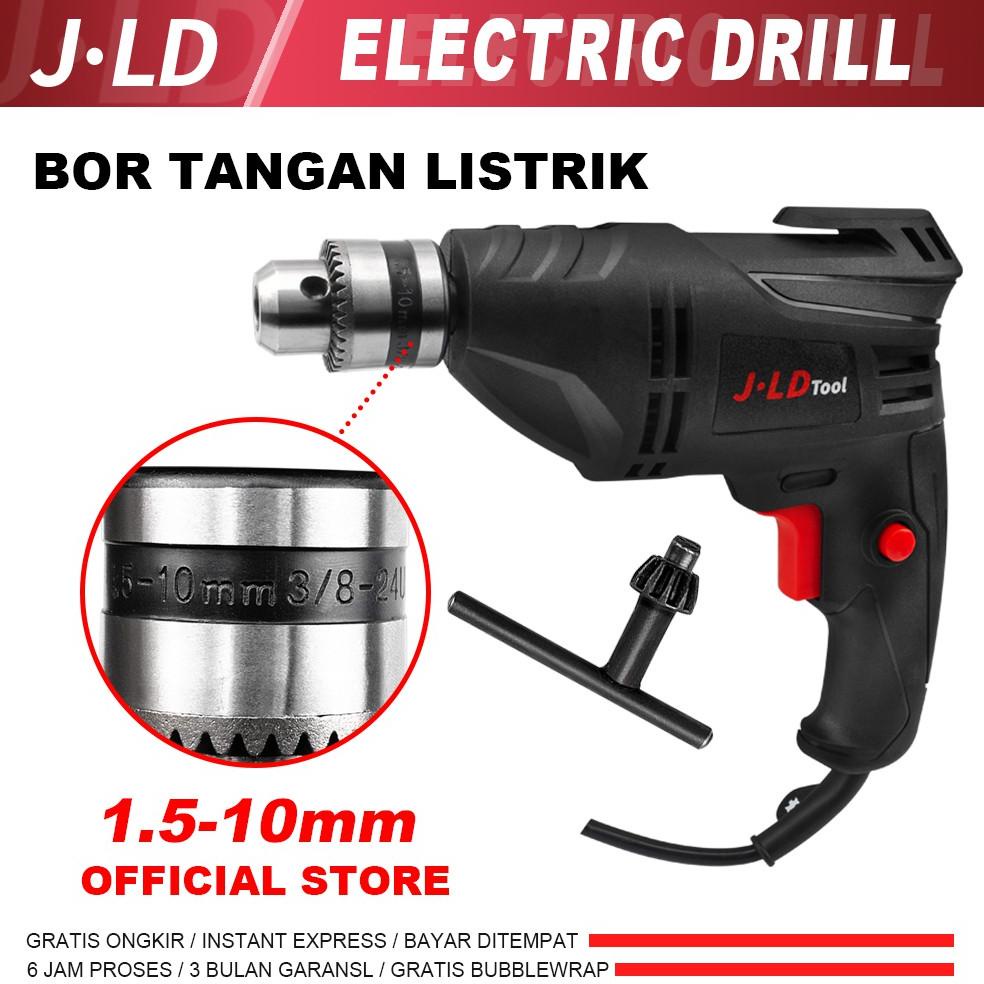 Promo 12.12 JLD MESIN BOR LISTRIK BOLAK BALIK UK.10MM bor tangan listrik 380W bor beton bor tembok a