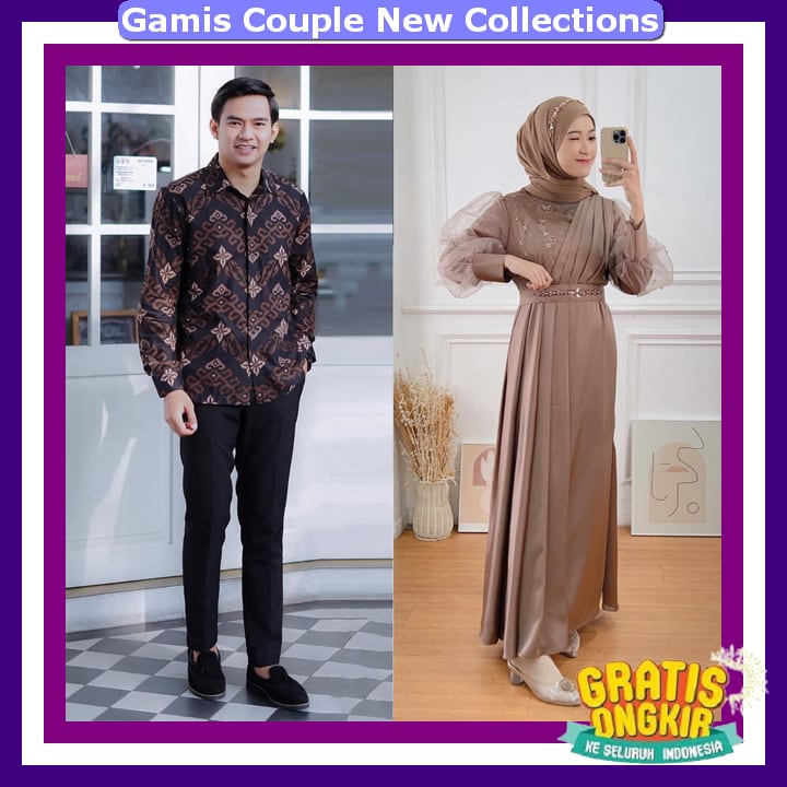 Gsmis Pengajian Jumbo Ld 140 Terbaru Gamis Wanita Jumbo Ld 130 Kekinian Bsju Muslim Cewe Dewasa Koko Pria Import Baju Lebaran Couple Keluarga 2024 Gamus Kopel Raya Pasutri Murah Impor Baju Couple Pasangan Lebaran 2024 Bj Azkana Batik - Gamis Couple Ad