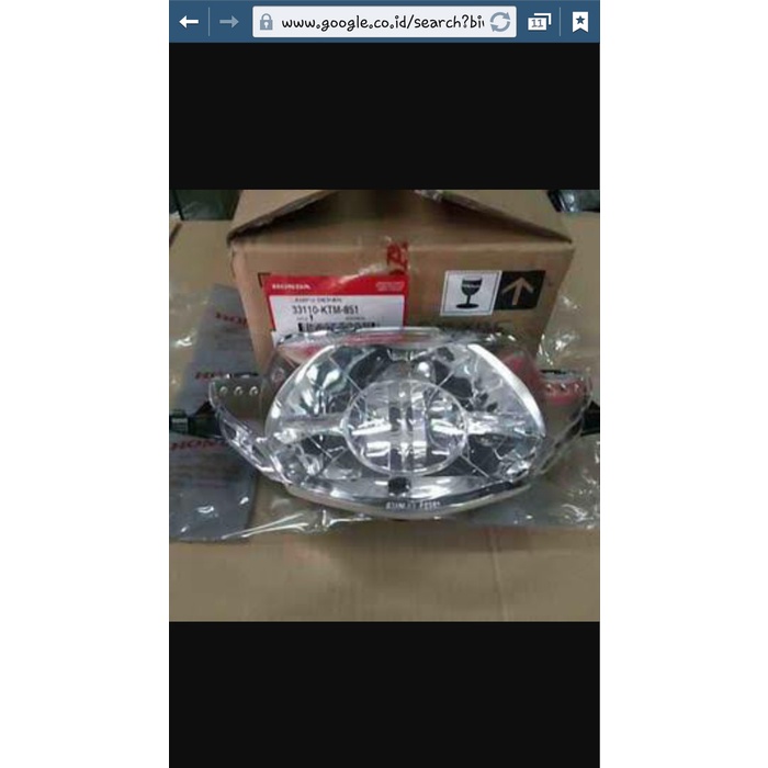 ✨COD Lampu Depan Supra X 125 Bohlam 1 Ktm Ori Hm Terbatas