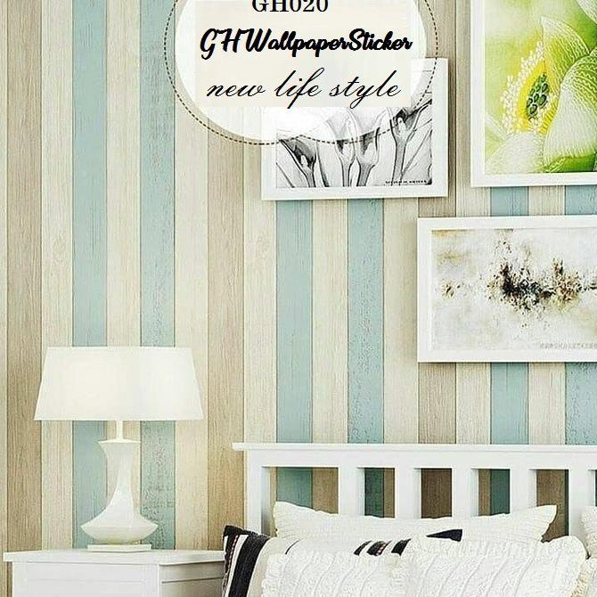 Wallpaper dinding Wallpaper hiasan dinding Wallpaper aestetic Stiker dinding 45Cm X 1Meter free lem