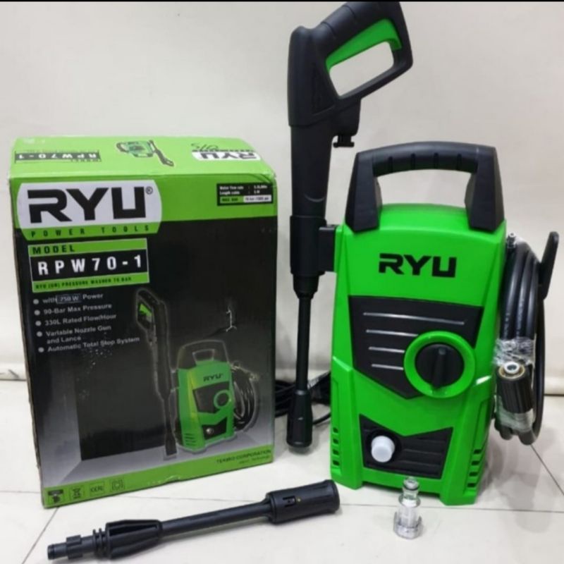 Steam Listrik Jet Cleaner Ryu Rpw70_1//Pressure Washer Ryu