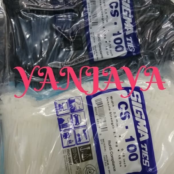 

Terbaru Sigma Ties Cs 100 10Cm 1000Pcs Promo Terlaris