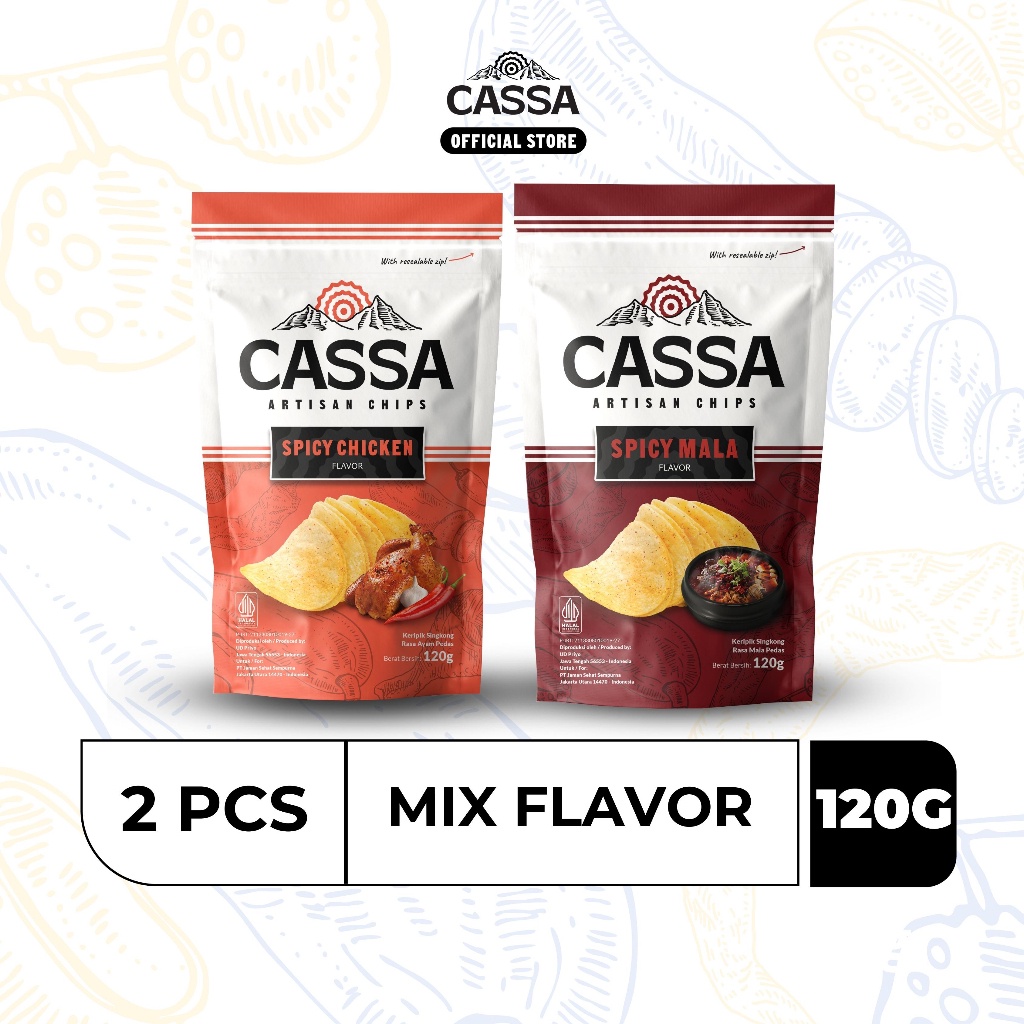 

Cassa Artisan Chips Spicy Chien X Spicy Mala 120Gr