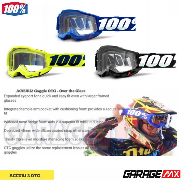 Promo Goggle 100 Percent Accuri Otg . Goggle Otg .Goggle 100 Persent Otg