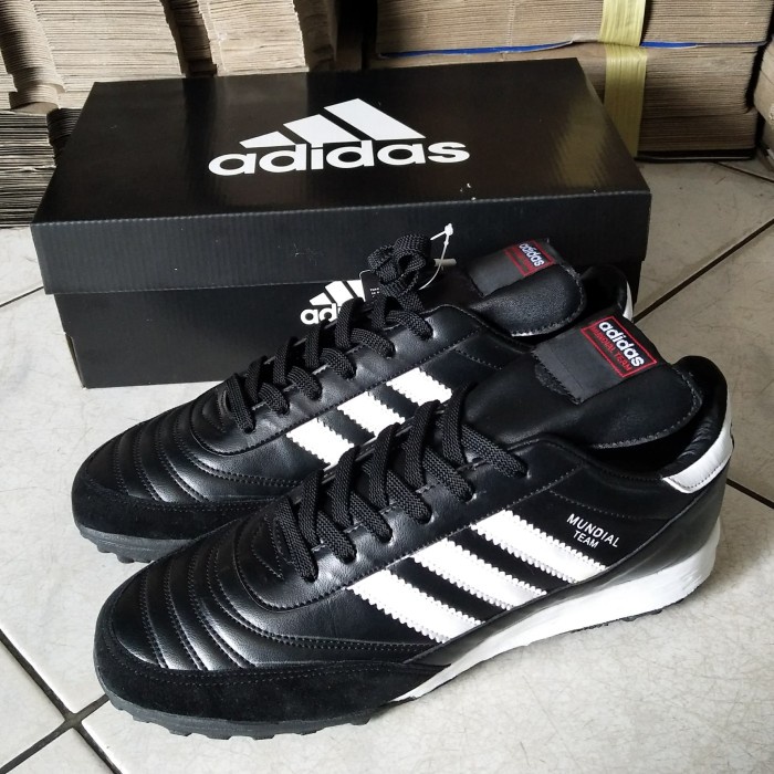 Sepatu Futsal Adidas Copa Mundial Team Astro Black White Turf New