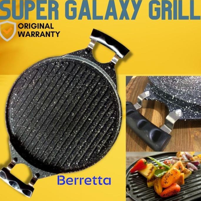 Grill Pan Galaxy Marble -Panggangan Bbq Anti Lengket Super Galaxy Gril