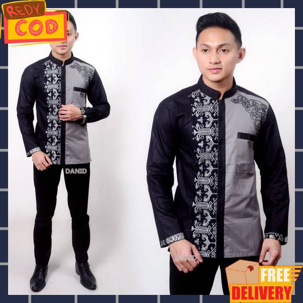 Baju Koko Pria Muslim Baju Koko Koko Pria Muslim Atasan Cowo Baju Idul Fitri Peria Lebaran Terbaru 2