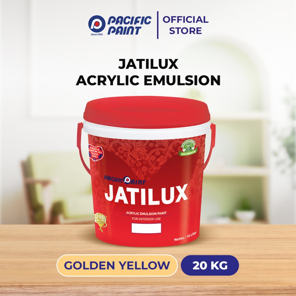 Jatilux Acrylic Emulsion-Cat Dinding Interior- GOLDEN YELLOW-20kg