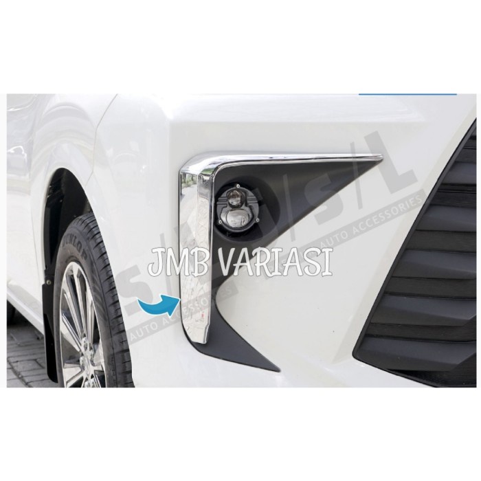 foglamp cover/ring foglamp all new avanza 2022 chrome