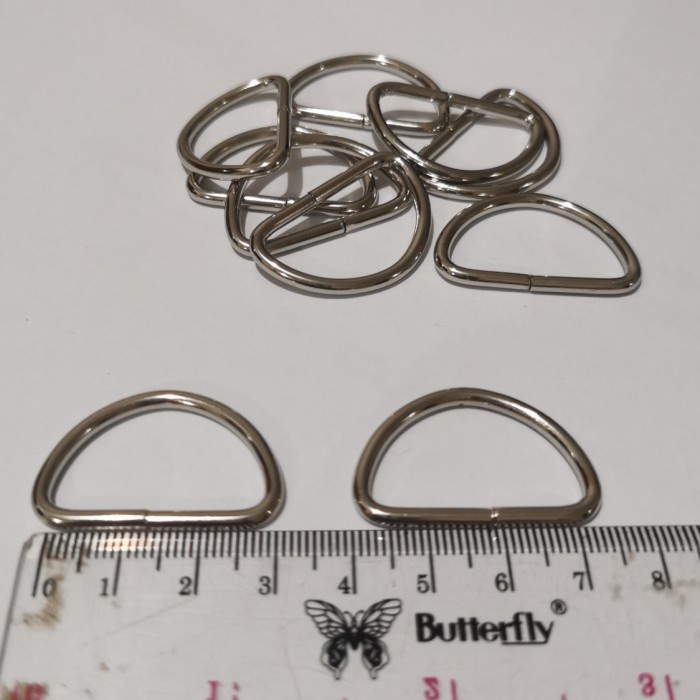 

ring D 2,8cm / ring D tas 28mm nikel / 100pcs