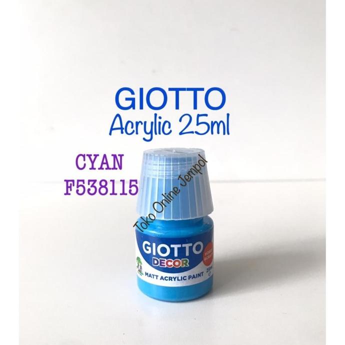 

25ml CYAN Cat Acrylic Giotto 538115 Akrilik Paint satuan ATK0965GT