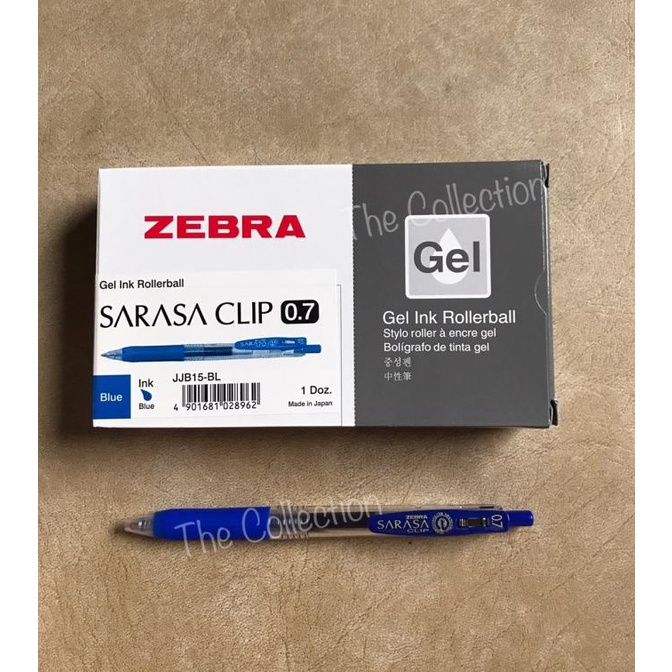 

ATK0437SR 0.7 BIRU JJB15BL Sarasa Zebra Gel Pen Clip Ink BLUE 0,7mm
