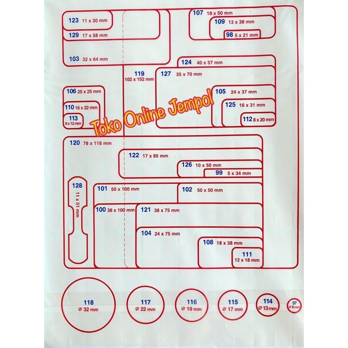 

BULAT 13mm Warna no.114 Label Tom and Jerry FLUORESCENT ATK1428TJ