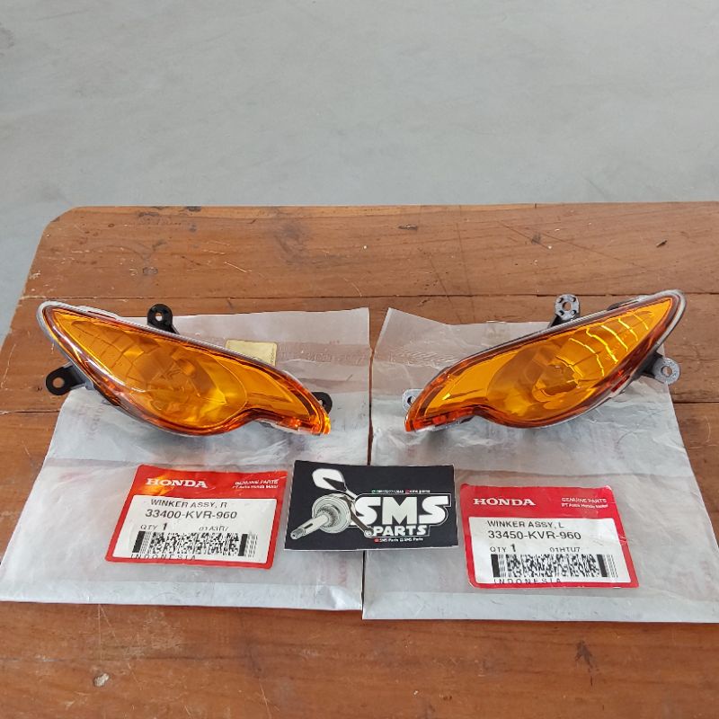 Lampu Sein Reteng Riting Depan Honda Suprafit New Fit X Fit S Kanan Kiri Original 33400 KVR 960 3345
