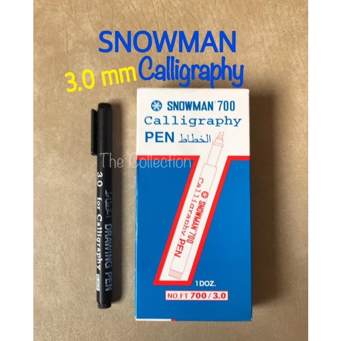 

ATK0572SM 3.0 Calligraphy Pen Snowman Kaligrafi Spidol 3,0 marker draw
