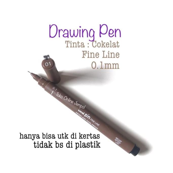 

SEPIA 0.1 Fine Line Drawing Pen 230770 PIN 01-200 UNI Brown ATK0937UN