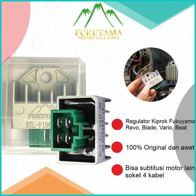 Fukuyama Regulator Kiprok Revo Blade Vario Beat Lama Karbu Motor Honda