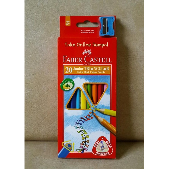

ATK0224FC ( 20warna Junior Triangular Pensil 116538-20 goodie Faber TK