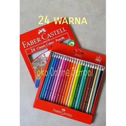 

ATK0081FC Kardus 24 warna Classic Colour Pensil Warna 115854 faber SD