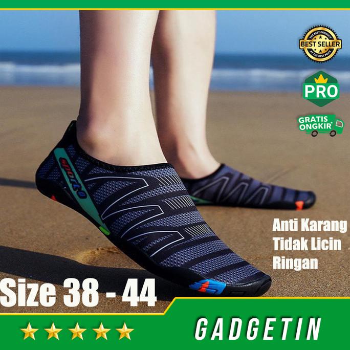 Sepatu Pantai Olahraga Air Sepatu Mancing Diving Rafting Anti Karang