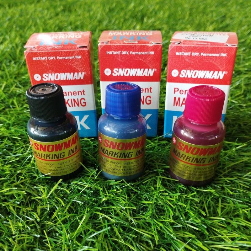 

Tinta Isi Ulang Spidol Permanent Marking Ink Snowman (G0503, G0505, B1093)