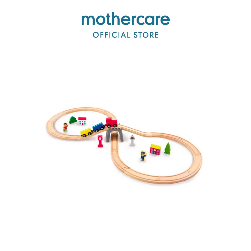 Addo Woodlets 30 Piece Train Set