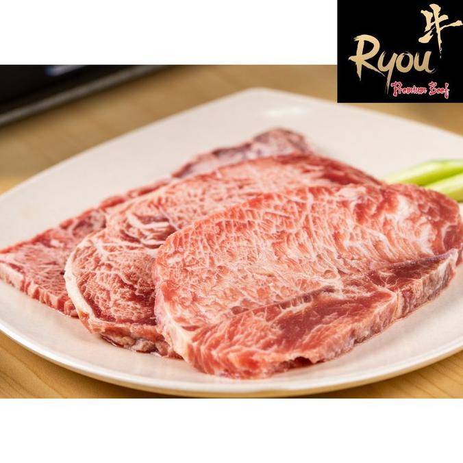 

Kuyyy Wagyu Striploin Steak 1Kg Meltique Meltik Daging Sapi Saikoro Lovloa
