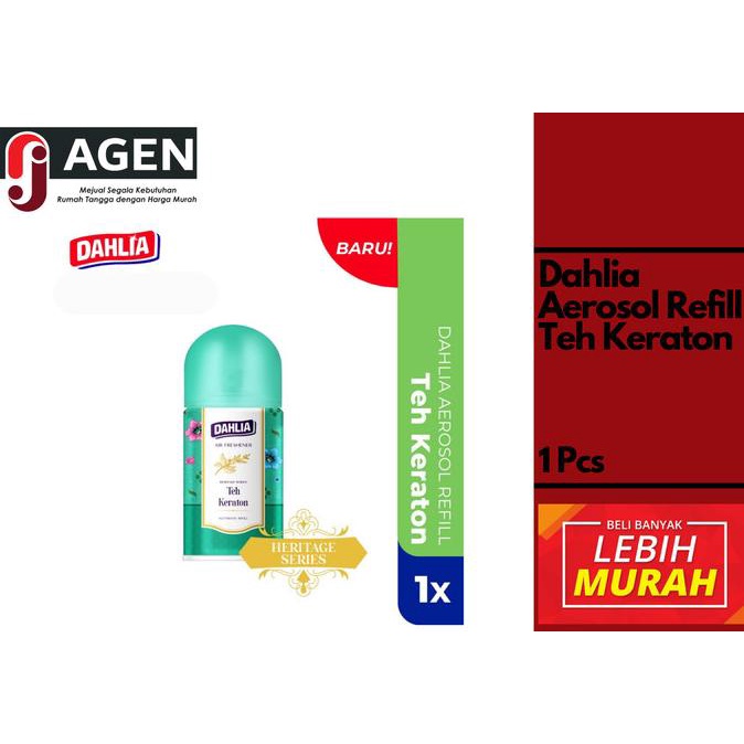 Dahlia Air Freshener Automatic/Otomatis Refill Teh Keraton 225Ml