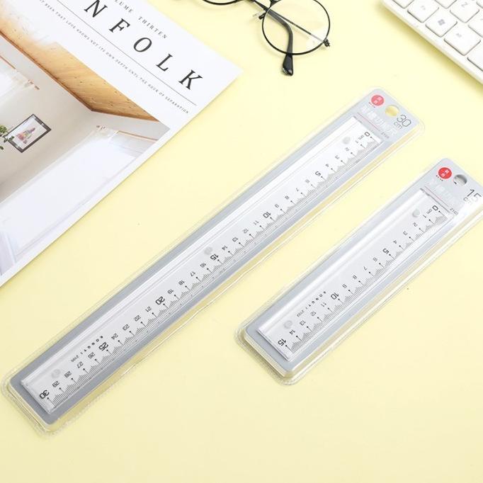 

Penggaris 30cm 30 cm tebal presisi besi