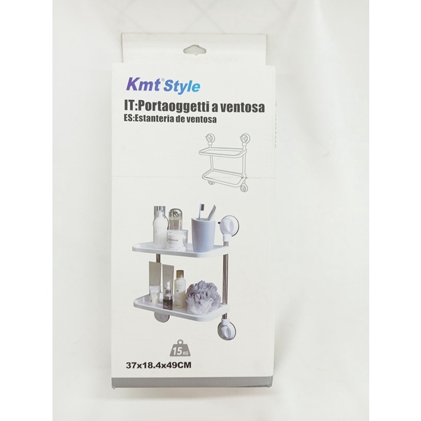 Rak Sudut Dapur Plastik 2 Susun/Rak Kamar Mandi/Rak Serbaguna/Rak Bumbu Dapur