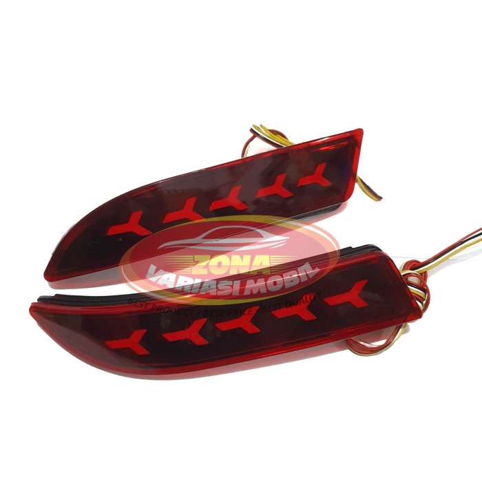 Lampu Led Reflektor Bumper Belakang New Avanza Xenia 2019 Sein Running Best