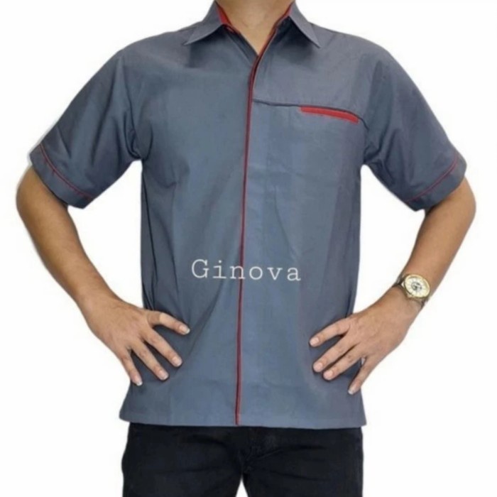 Kemeja Seragam Bengkel/Baju Seragam Pabrik/Baju Promosi